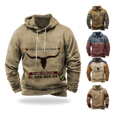 🔥Buy 2 Free shipping🔥Men's Printed Hooded Sweatshirt