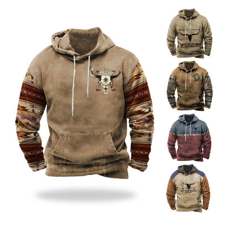 🔥Buy 2 Free shipping🔥Men's Printed Hooded Sweatshirt