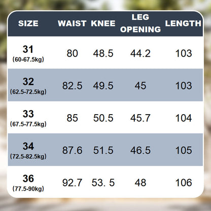 Fashionable Straight & Loose Fit Men's Jeans