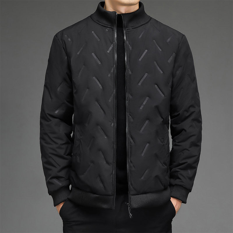 Warm Gift - Men's Winter Casual Thickened Warm Stand-Up Collar Jacket