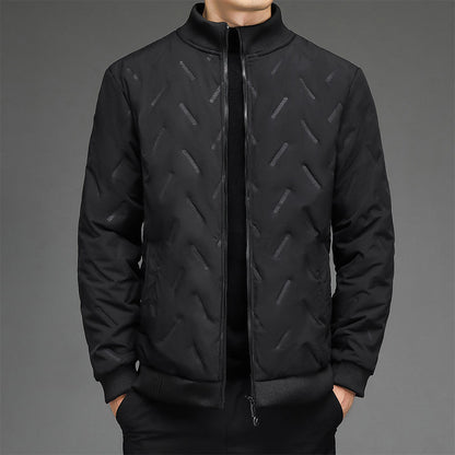 Warm Gift - Men's Winter Casual Thickened Warm Stand-Up Collar Jacket