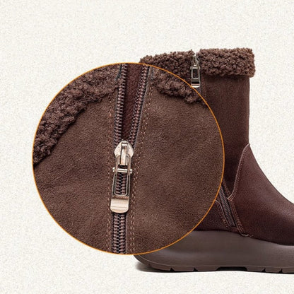 ✨Women's Trendy Zip-up Thick Lined Ankle Boots✨