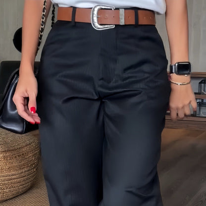 🍃Women's High Waist Casual Straight Blazer Pants