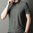Men's Loose Striped Short Sleeve Top