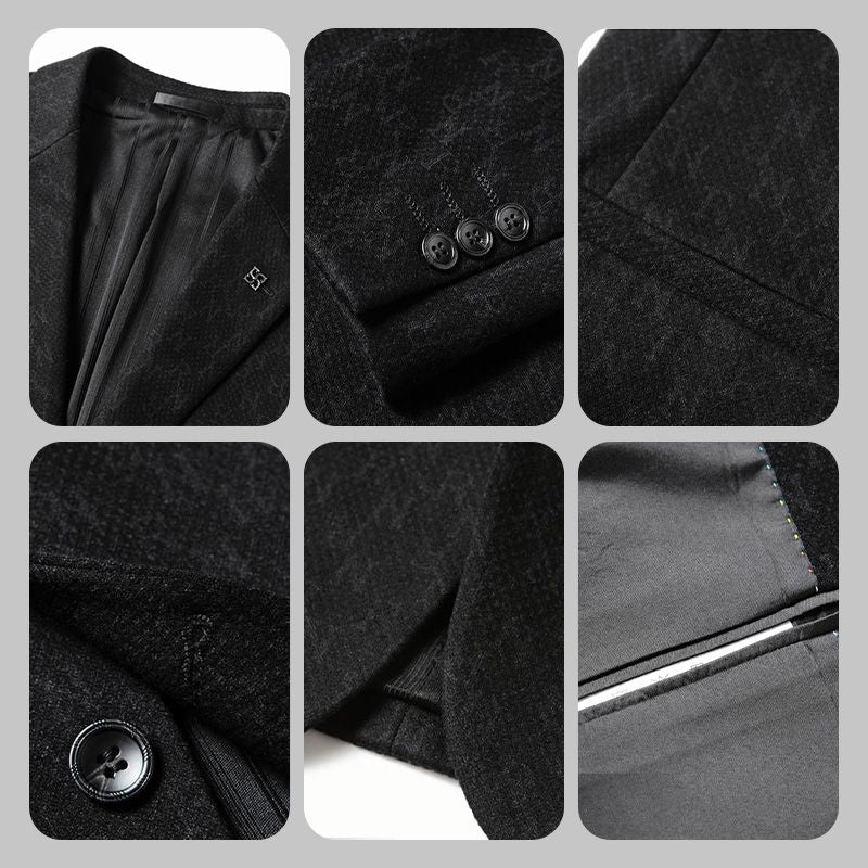 🔥High-end Series🔥Men's High-end Textured Casual Lapel Suit👔
