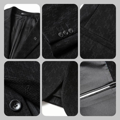 🔥High-end Series🔥Men's High-end Textured Casual Lapel Suit👔