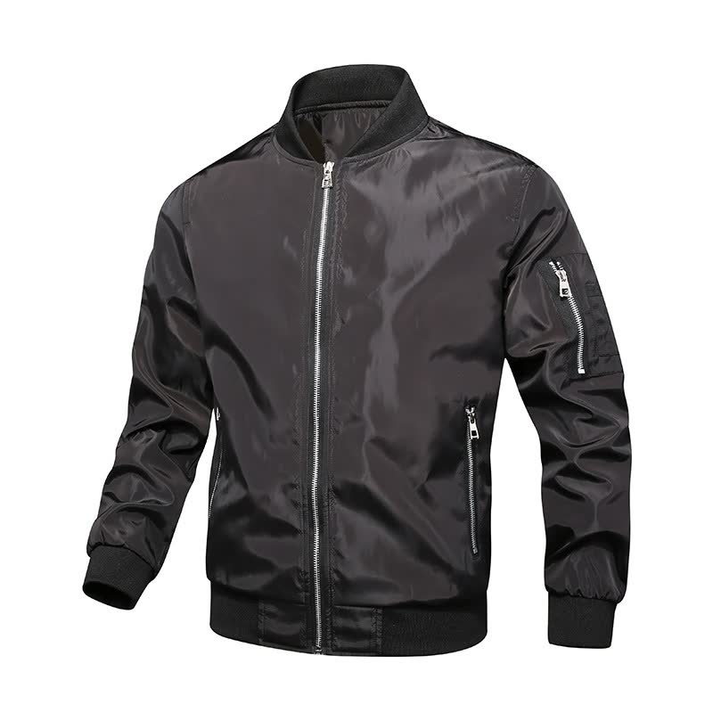 Men's Fashion Casual Solid Jacket