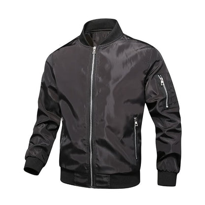 Men's Fashion Casual Solid Jacket