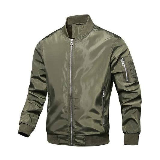 Men's Fashion Casual Solid Jacket