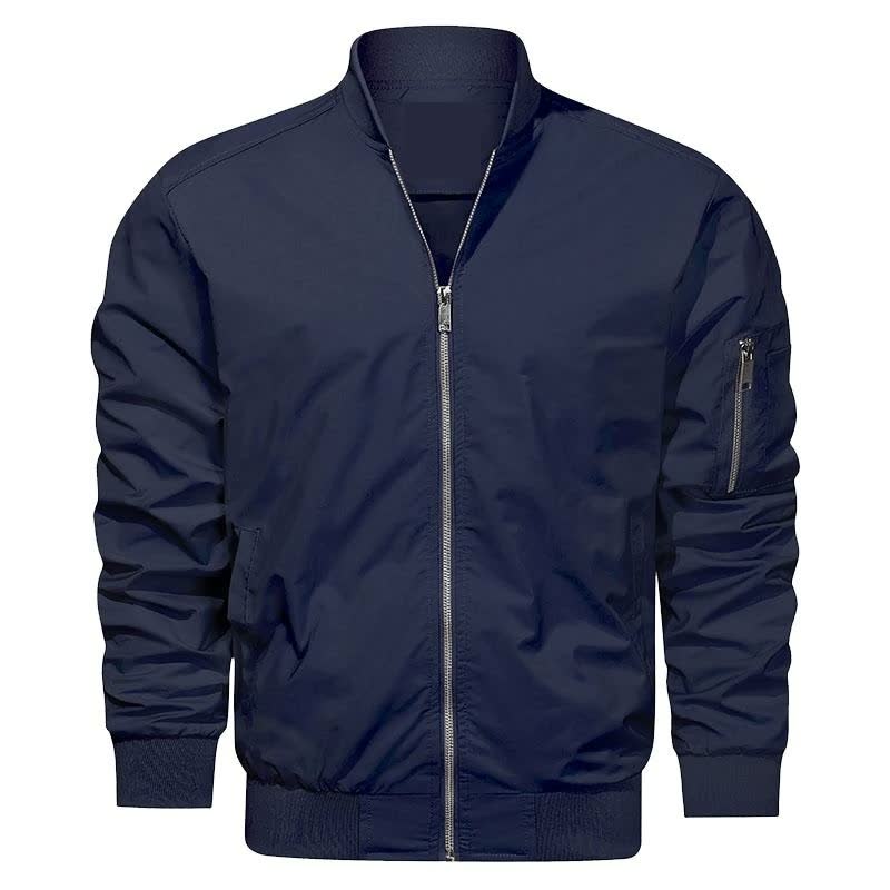 Men's Fashion Casual Solid Jacket