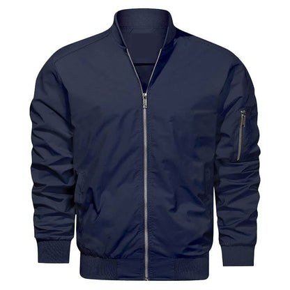 Men's Fashion Casual Solid Jacket