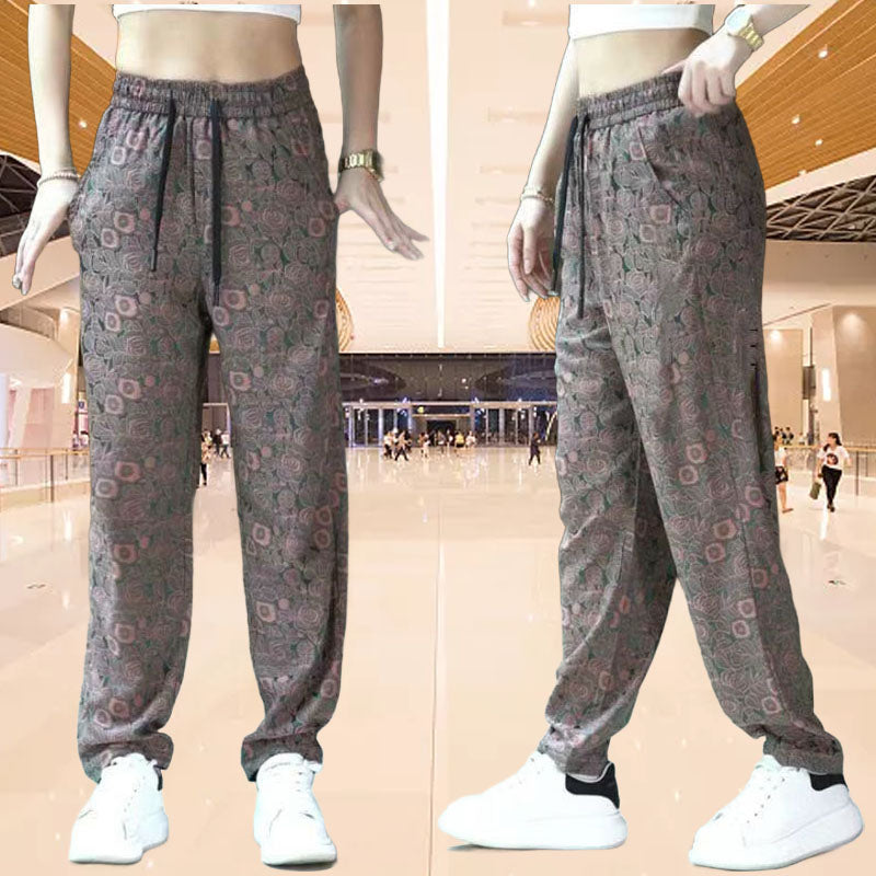 ✈️Free shipping when you buy 2✈️Ice Silk Boho Printed Drape Pants