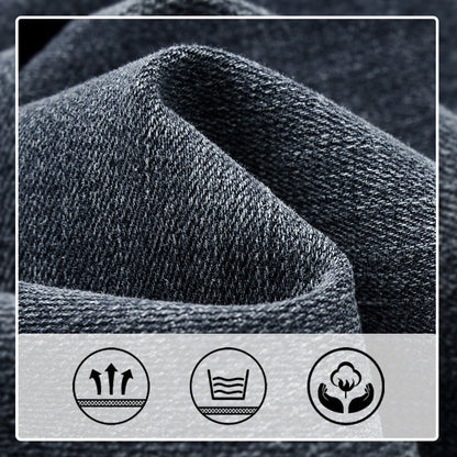 Men's Printed Slim Fit Straight-Leg Jeans