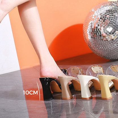 👡👗Women's Elegant Transparent High Heeled Sandals✨ Stylish Transparent Design, Showcasing Feminine Charm, A Summer Must-have!