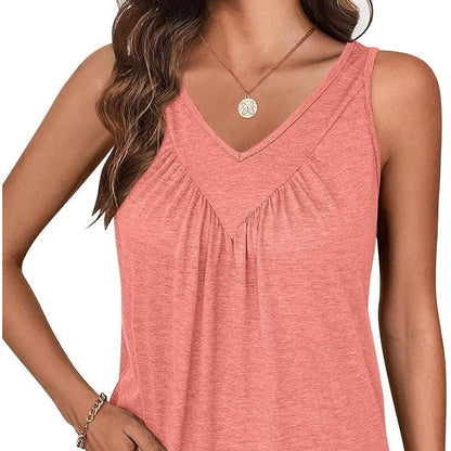 🎉2025 New Products Hot Sale✨Women's V-Neck Sleeveless Tank Top