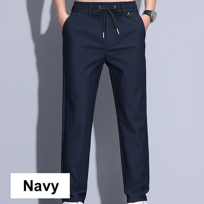 Men's Regular Fit Straight-Leg Drawstring Pants