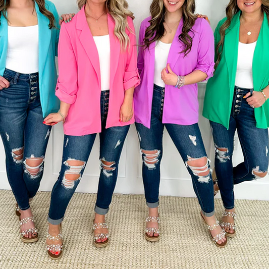 💥Hot Sales-49% OFF👖Women's High-Waisted Cutout Denim Jeans