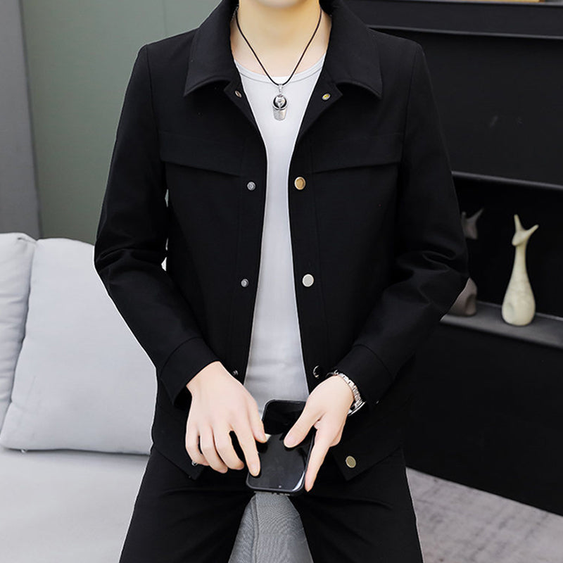 Men's Fashion Leisure Lapel Collar Jacket
