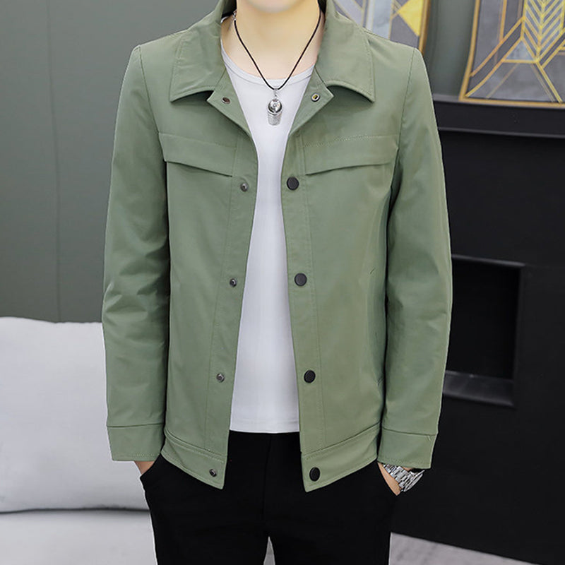 Men's Fashion Leisure Lapel Collar Jacket