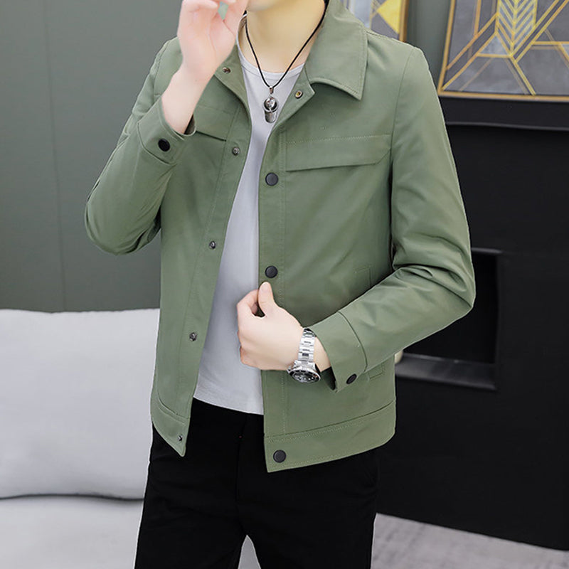 Men's Fashion Leisure Lapel Collar Jacket