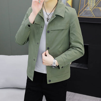 Men's Fashion Leisure Lapel Collar Jacket