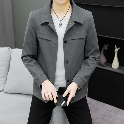 Men's Fashion Leisure Lapel Collar Jacket
