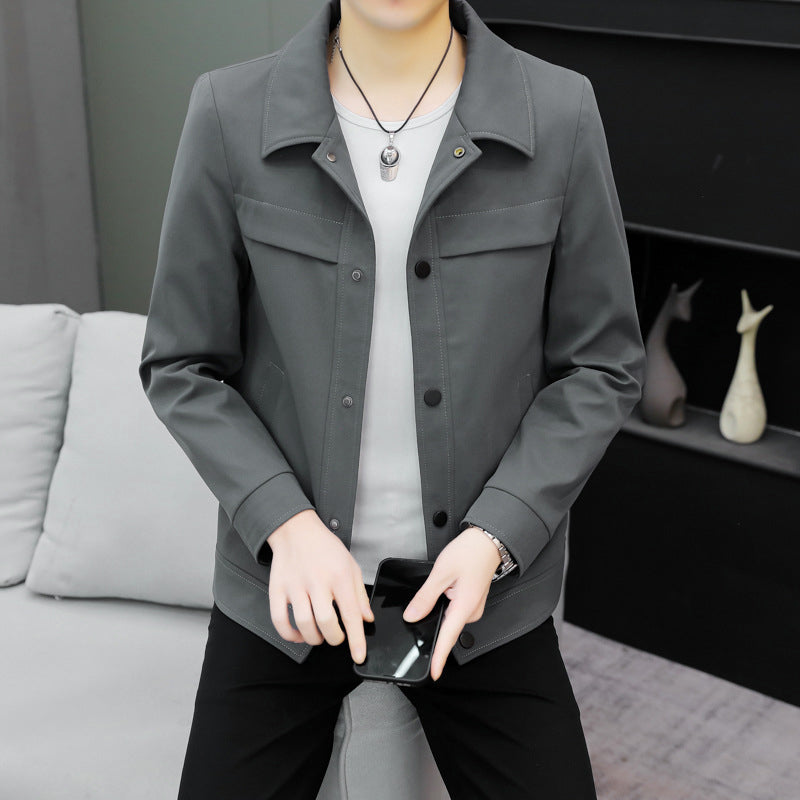 Men's Fashion Leisure Lapel Collar Jacket
