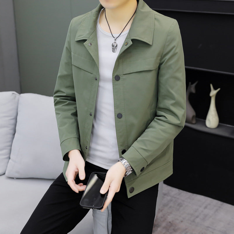 Men's Fashion Leisure Lapel Collar Jacket