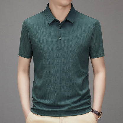 2025 New Arrivals✨Men's Breathable Cool Lapel Short Sleeve T-Shirt