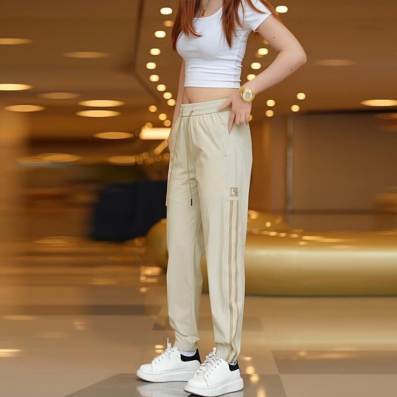 Stylish Casual Breathable Ice Silk Pants
