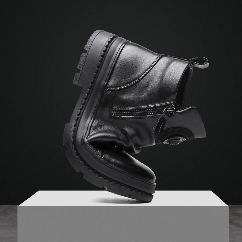 🔥 Men’s Classic Casual Side-zip Leather Boots-[Best Gift]