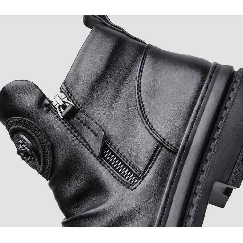 🔥 Men’s Classic Casual Side-zip Leather Boots-[Best Gift]