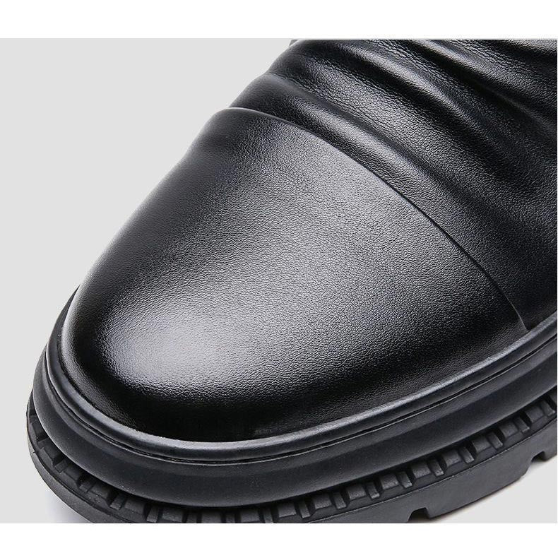 🔥 Men’s Classic Casual Side-zip Leather Boots-[Best Gift]