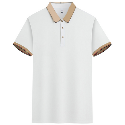Men's Business Casual Short-Sleeve Collared Shirt