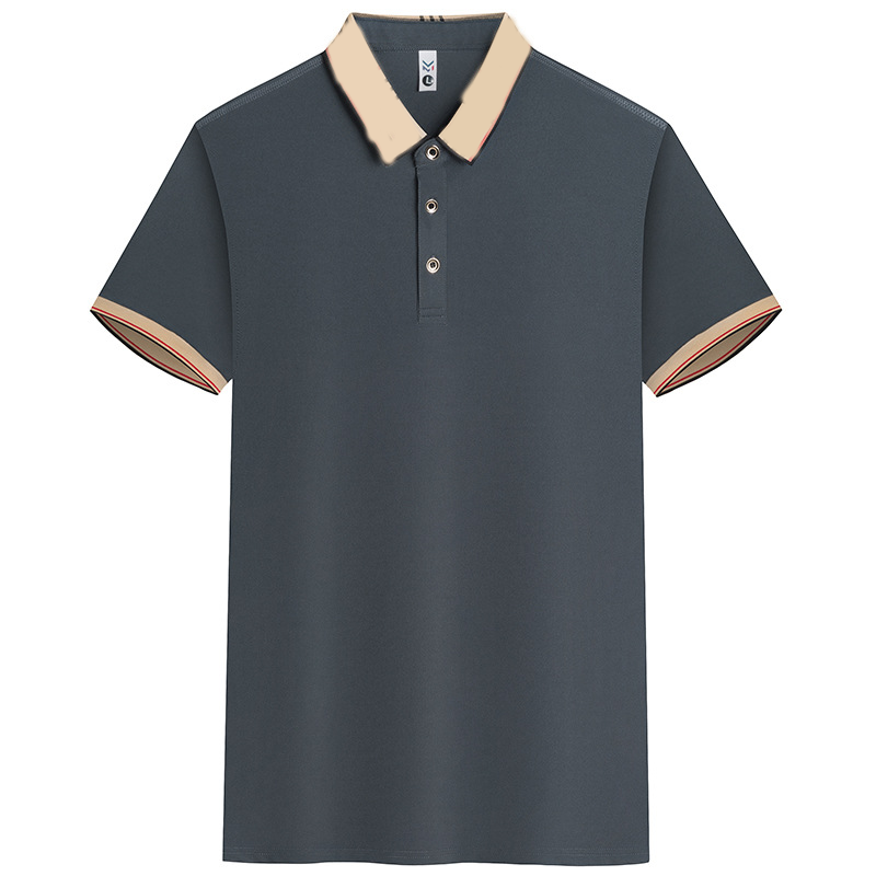Men's Business Casual Short-Sleeve Collared Shirt