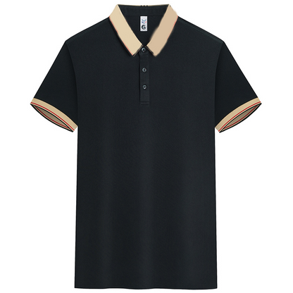 Men's Business Casual Short-Sleeve Collared Shirt