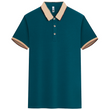 Men's Business Casual Short-Sleeve Collared Shirt