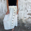 ⏳Time-limited Special⏰Solid Color Button Front & Tie Belt Skirt
