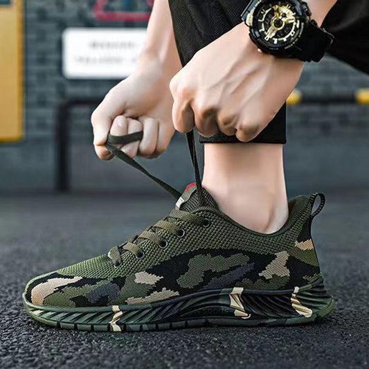 Men’s Rugged Camo Work Sneakers