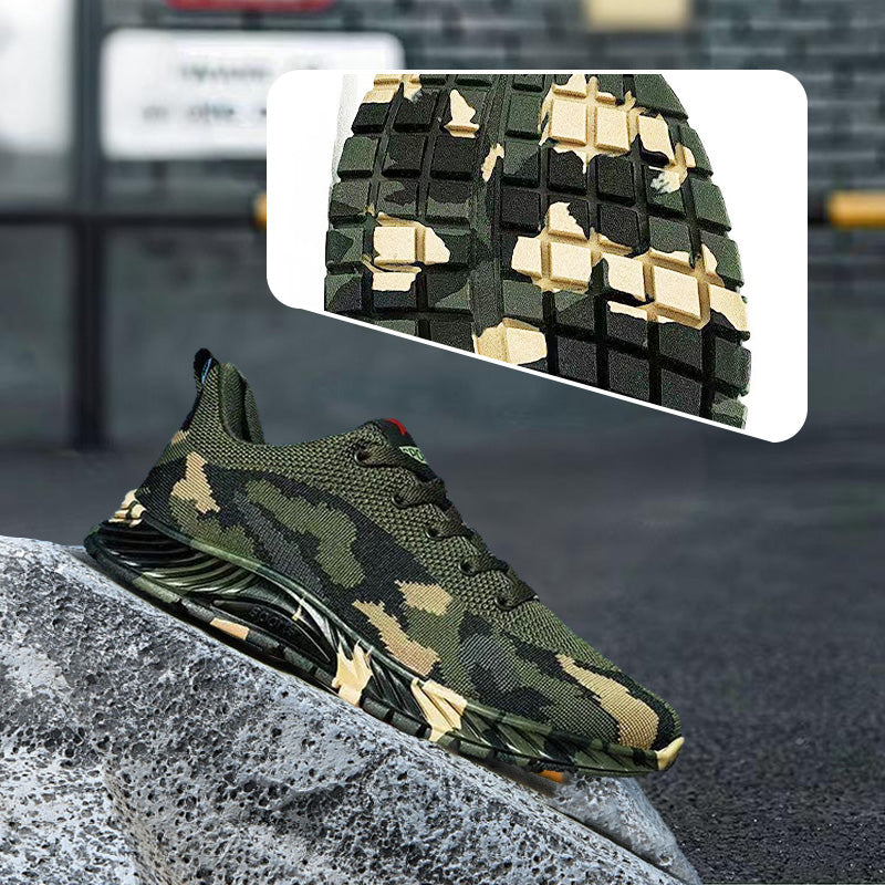 Men’s Rugged Camo Work Sneakers