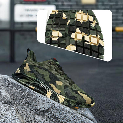 Men’s Rugged Camo Work Sneakers
