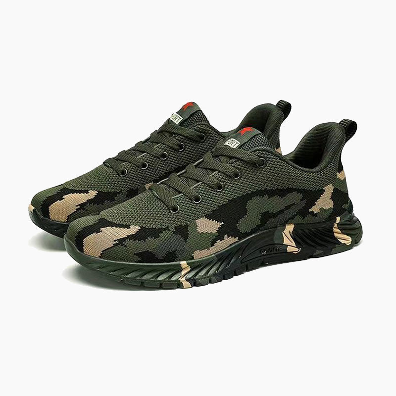 Men’s Rugged Camo Work Sneakers