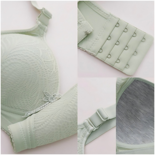 ✨Buy 1 Get 1 Free ✨High-Support Wireless Lace Bra for Women