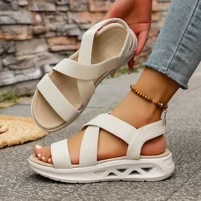 Women's Comfort Wide Strap Sandals