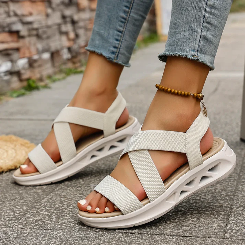 Women's Comfort Wide Strap Sandals