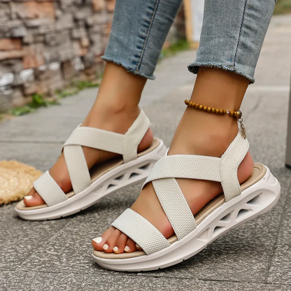 Women's Comfort Wide Strap Sandals