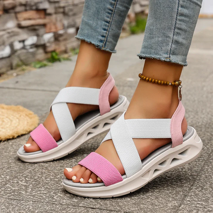 Women's Comfort Wide Strap Sandals