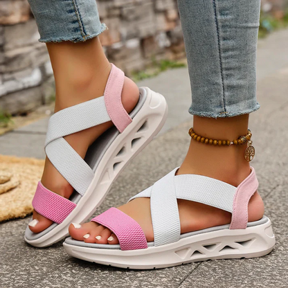 Women's Comfort Wide Strap Sandals
