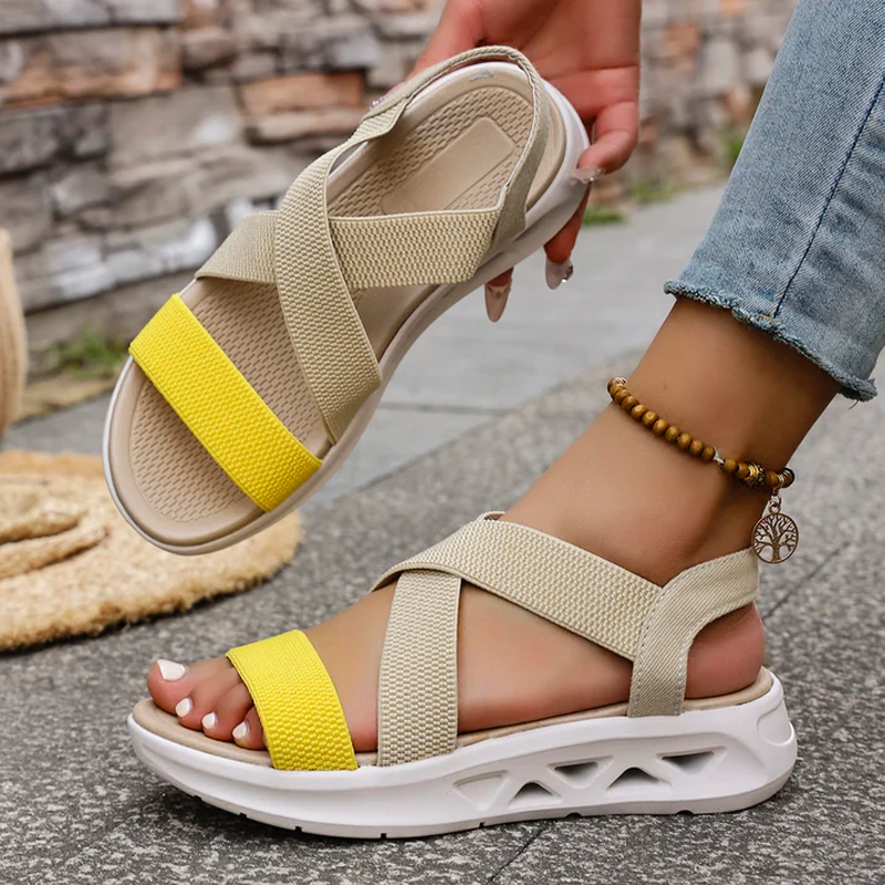 Women's Comfort Wide Strap Sandals