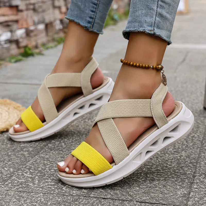 Women's Comfort Wide Strap Sandals